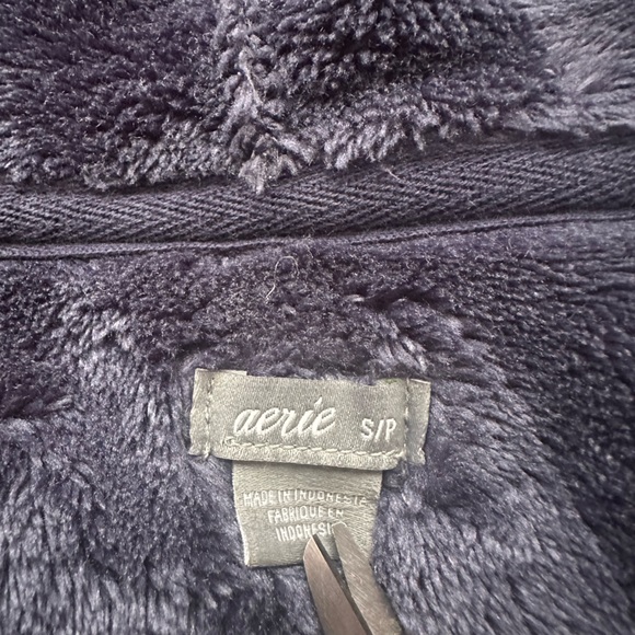 Aerie Plush Chenille-Style Fleece Zip Hoodie Jacket – Women’s Small oversized - Picture 5 of 10